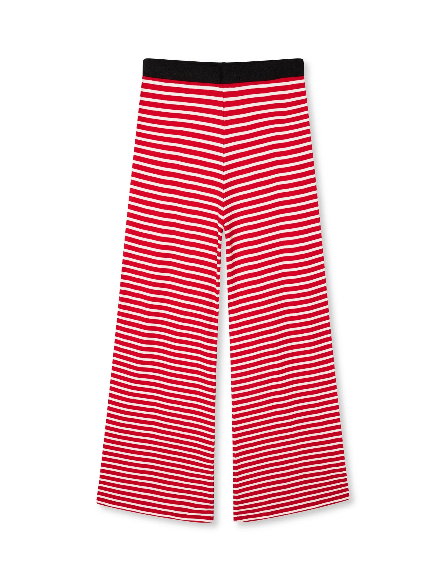 2x2 Cotton Stripe Veran Pants, High Risk Red/White Alyssum