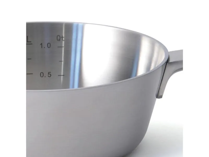 BergHOFF Ron 7" 18/10 Stainless Steel 5-Ply Conical Sauce Pan