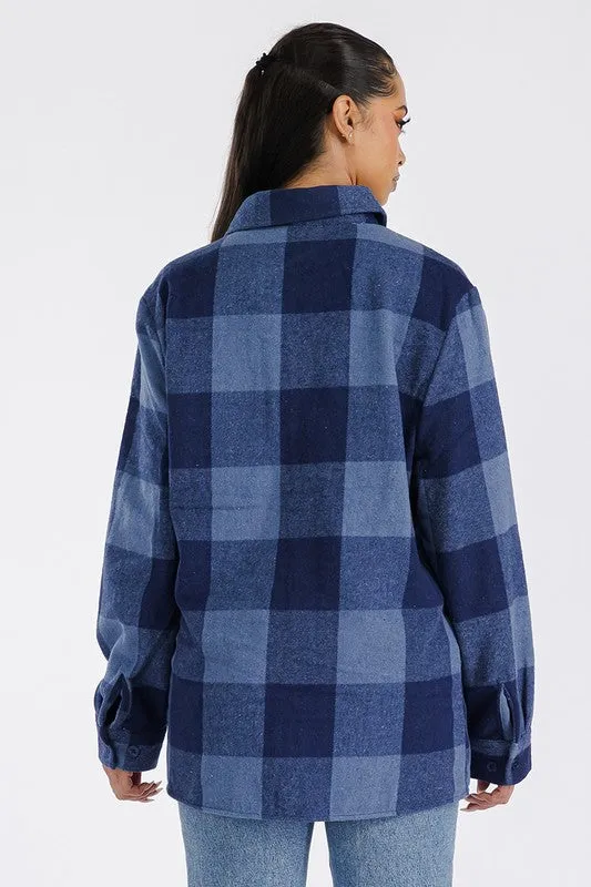 Boyfriend Oversized Soft Flannel Shacket