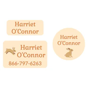 Bunny Clothing Labels Pack