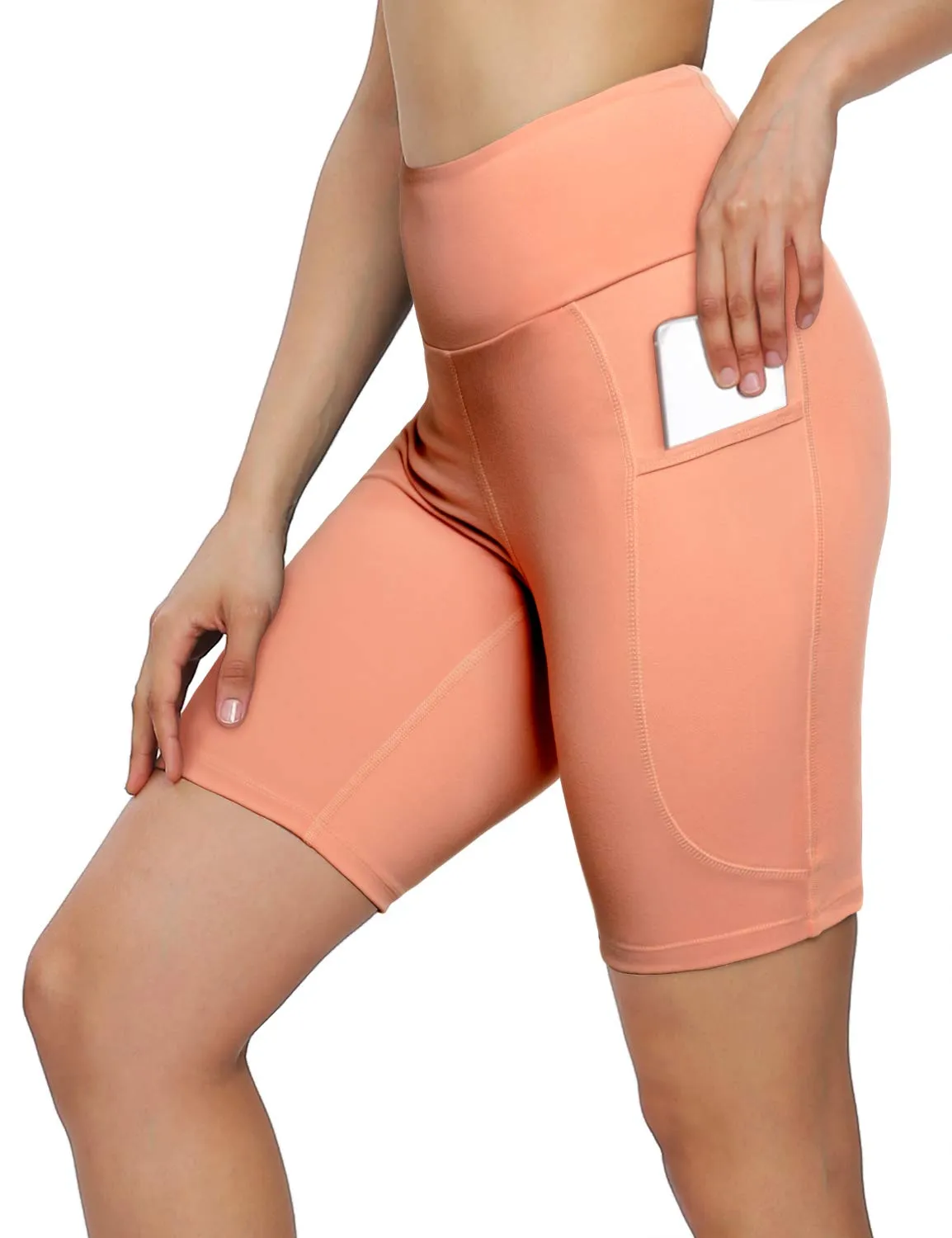 Buttery Soft Women's 8'' High Waist Workout Yoga Shorts