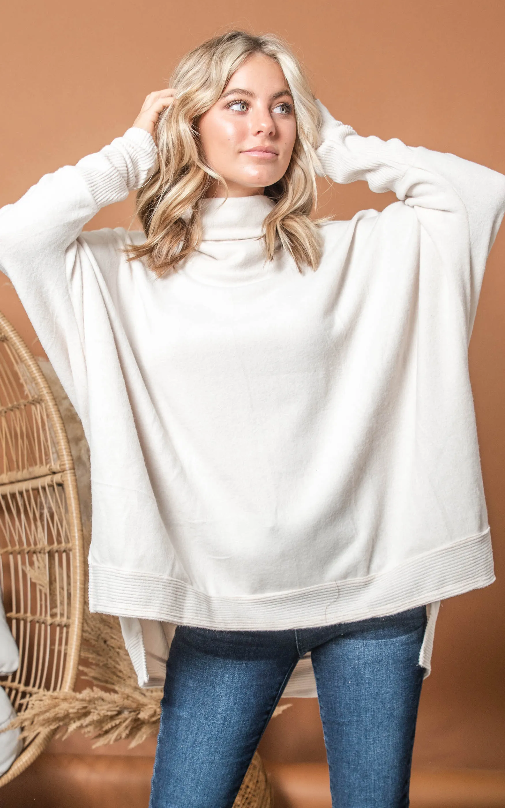 Cowlneck Tunic Sweater - Final Sale