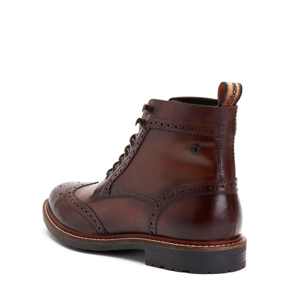 Dealer Burnished Brogue Boots