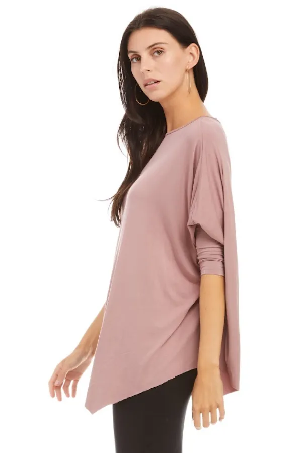 EDEN TOP SOLID JERSEY (MAUVE)