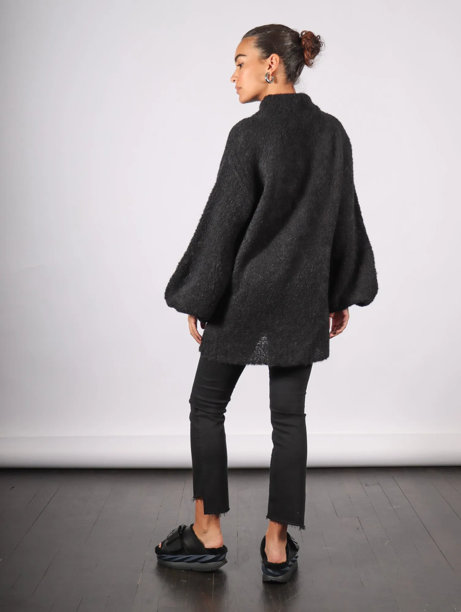 Emin Sweater in Black by Rodebjer