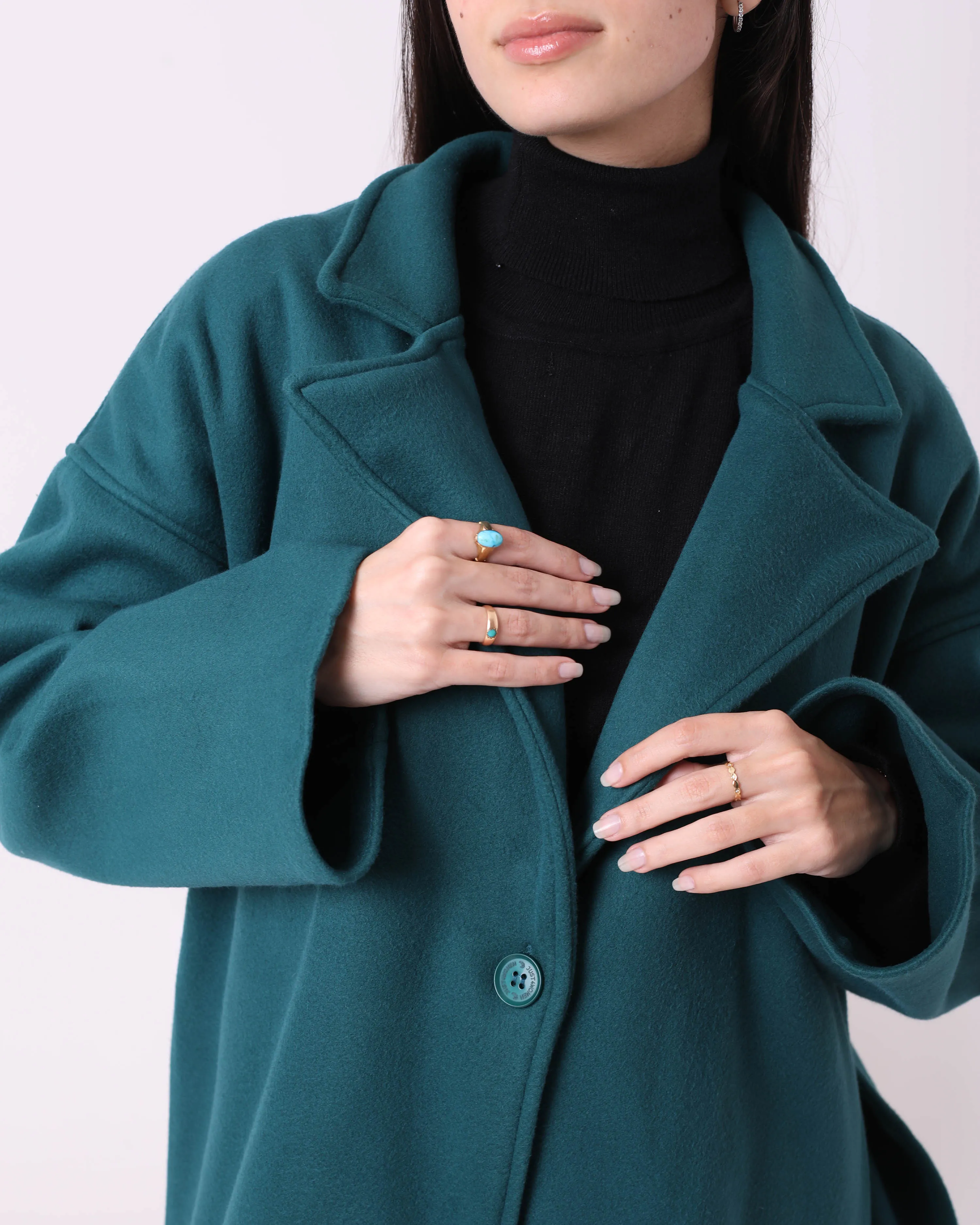 Felt Long Soft Jacket (W717) - Just4Women