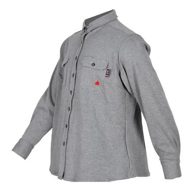 ForgeFR Ladies FR Knit Shirt Heather Grey