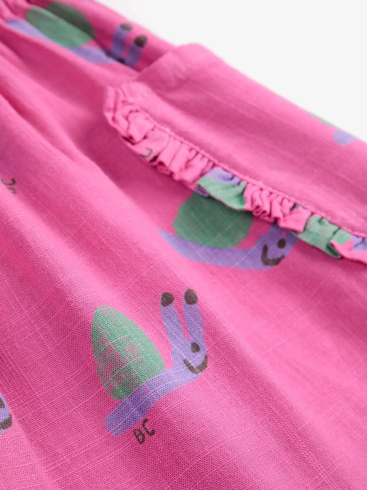 Funny Snail all over woven skirt