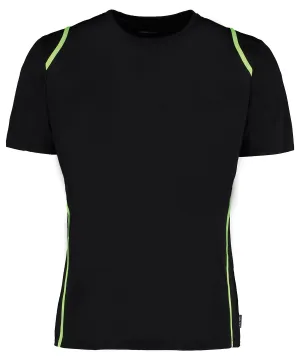 Gamegear® Cooltex® t-shirt short sleeve (regular fit) | Black/Fluorescent Lime