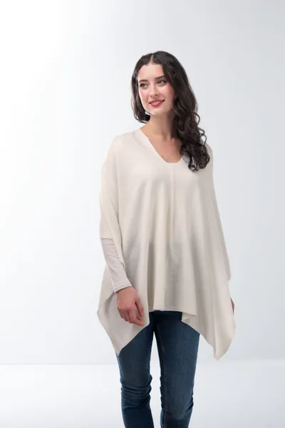 Ganz Fall Neutral Bordeaux Poncho *Multiple Colors*