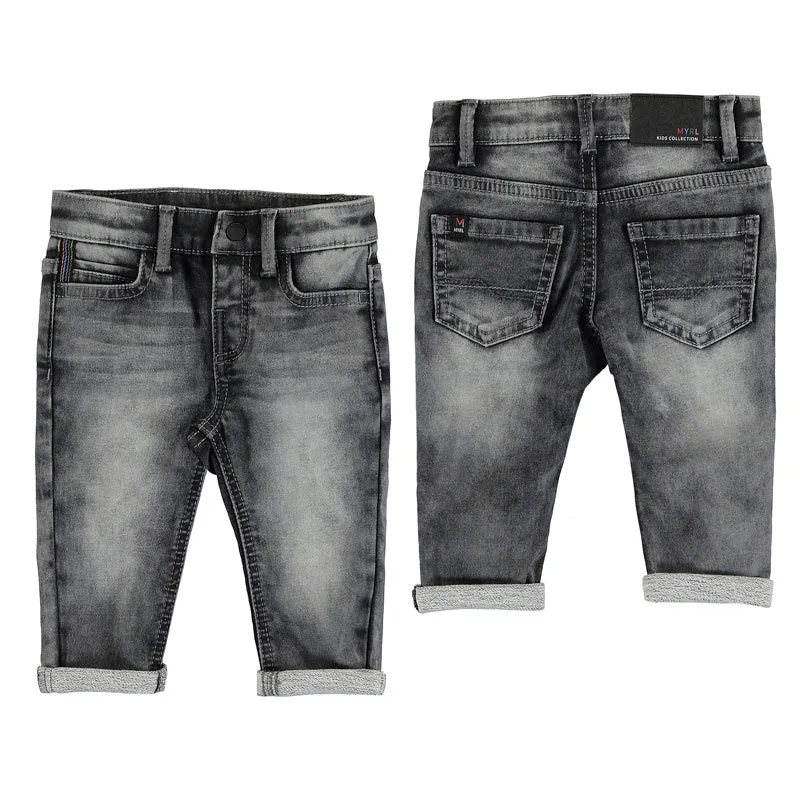 Gray Denim Soft Pants - Select Size