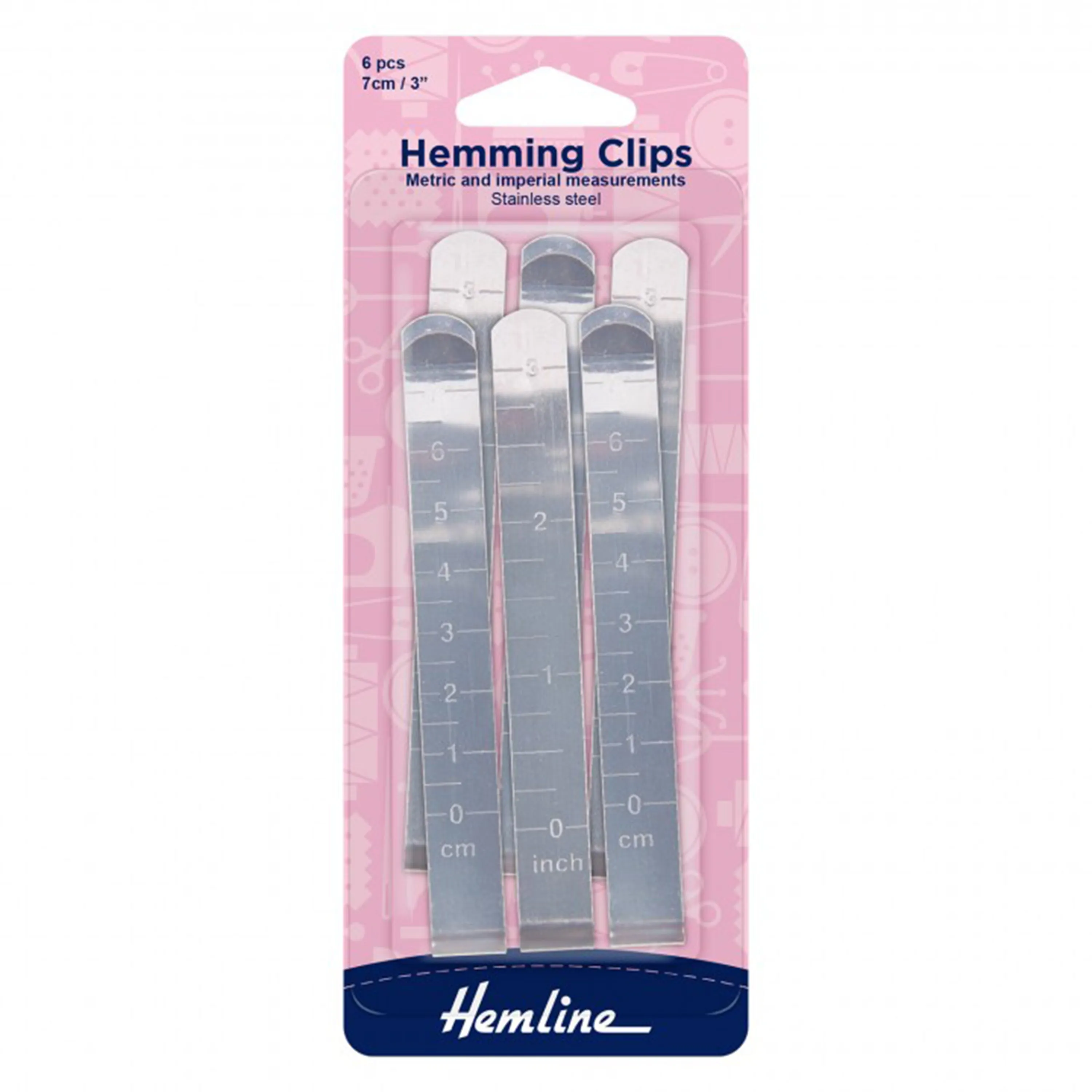 Hemming Clips Pack of 6 - Hemline