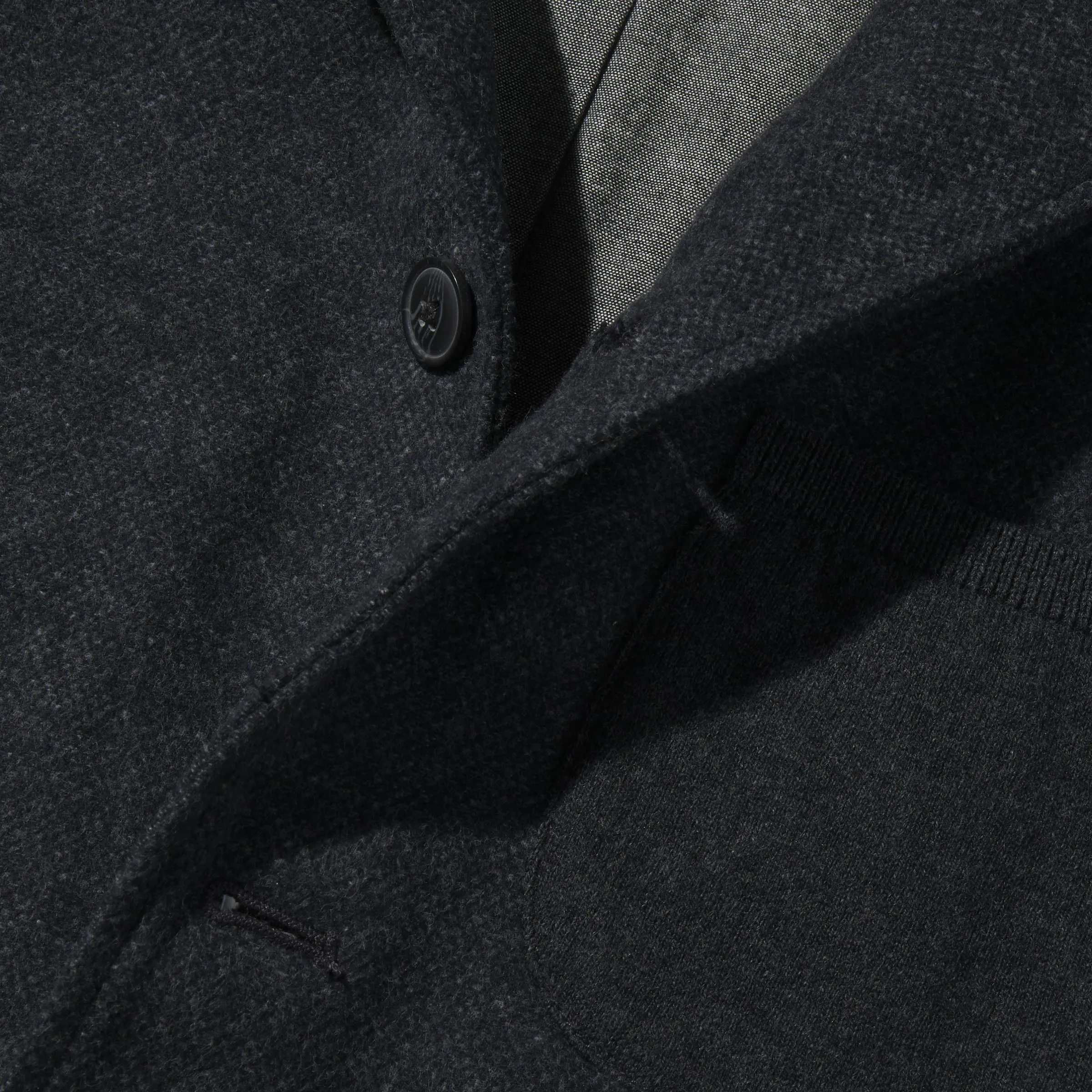 Holland Moleskin Blazer - Charcoal