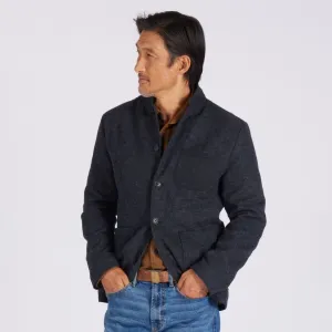 Holland Moleskin Blazer - Charcoal