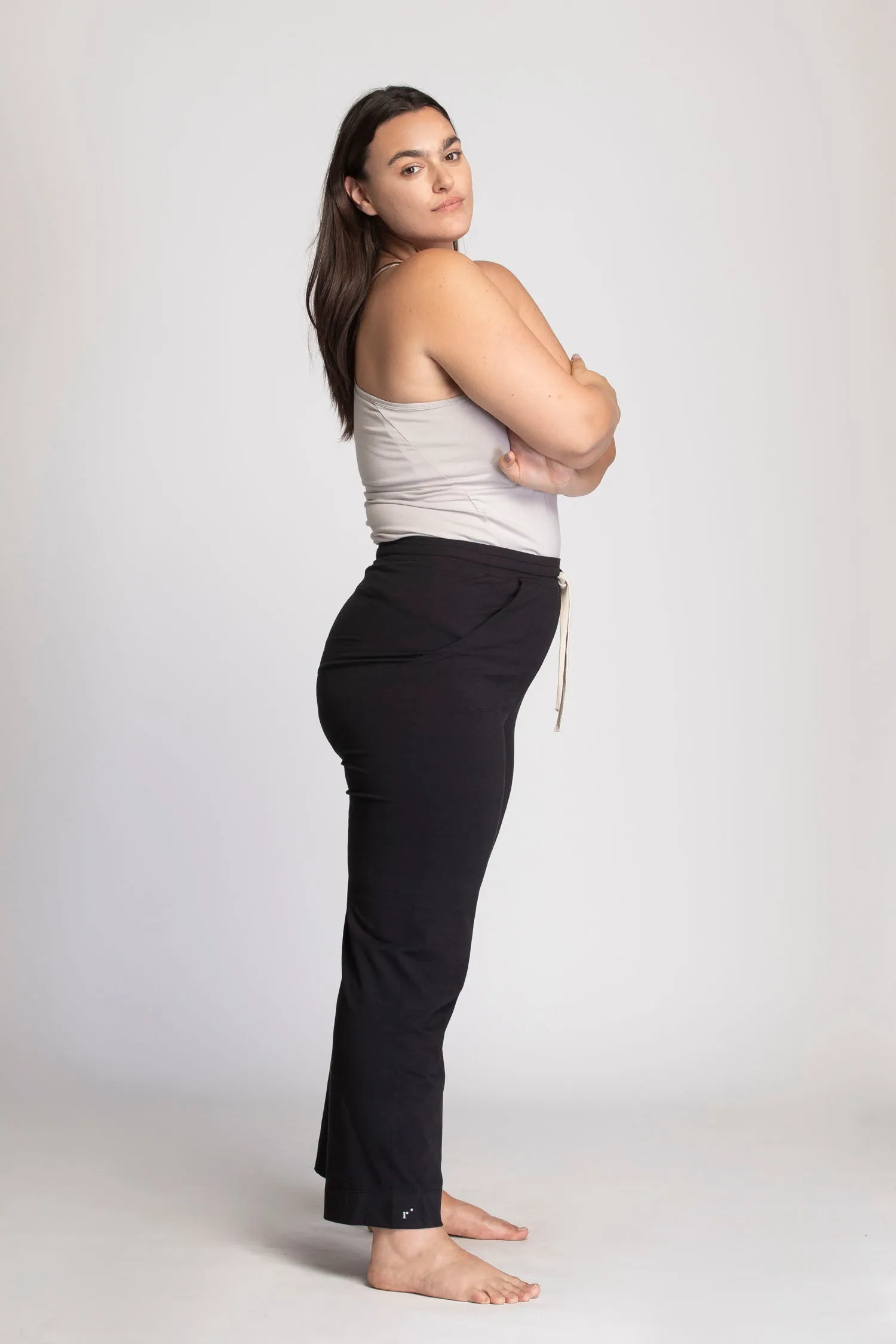 I'mPerfect Soft Modal Wide Leg Lounge Pants 25%off