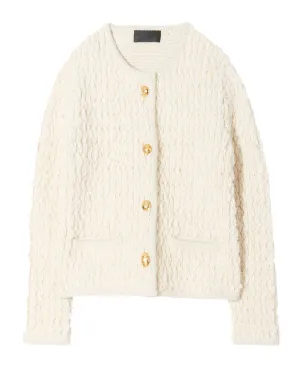 Ivory Bridget Knit Jacket