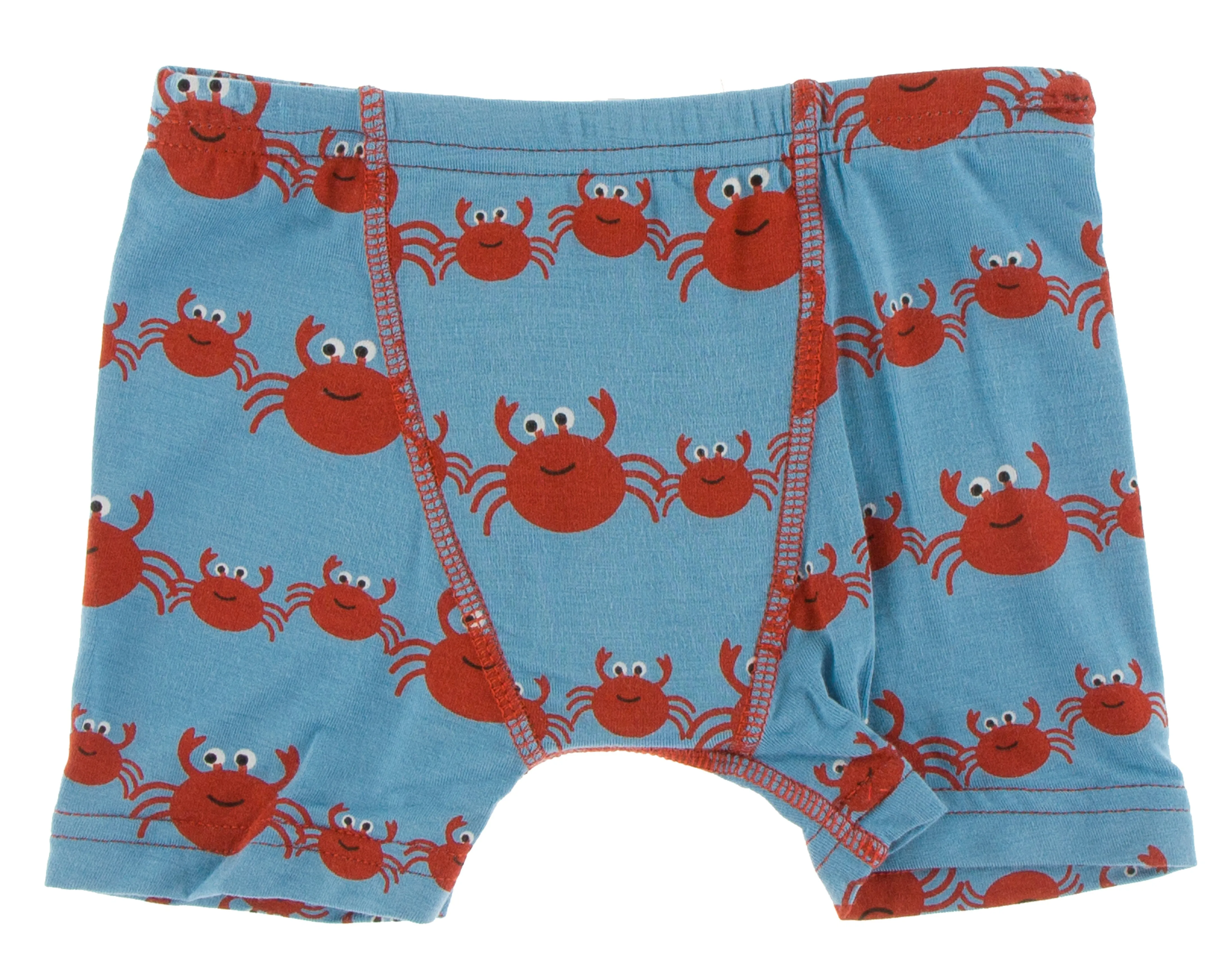 KicKee Pants Blue Moon Crab Family & Ivy Sea Garden Boxer Briefs Set