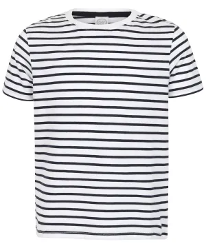 Kids striped T | White/Oxford Navy