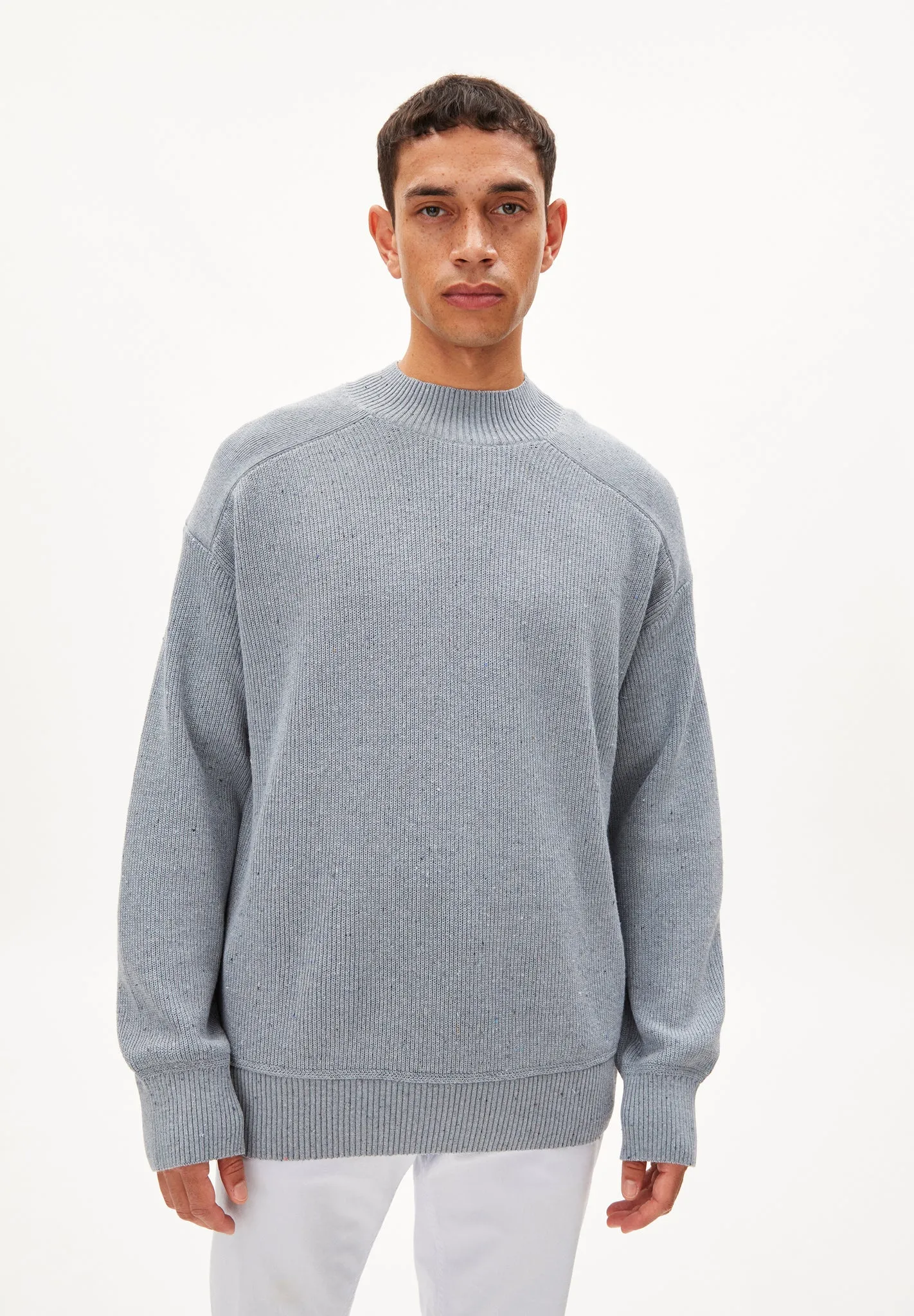 Knitted Jumper Farkaa - Faded Blue