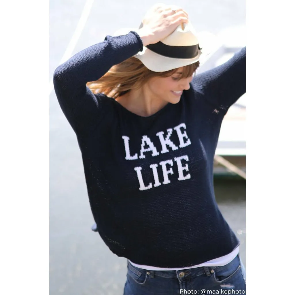 Lake Life Crew Cotton