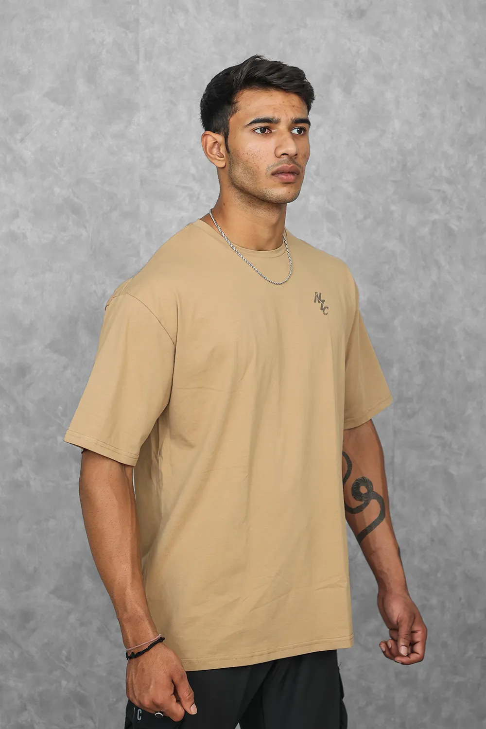 Legacy Oversized T-Shirt - Beige