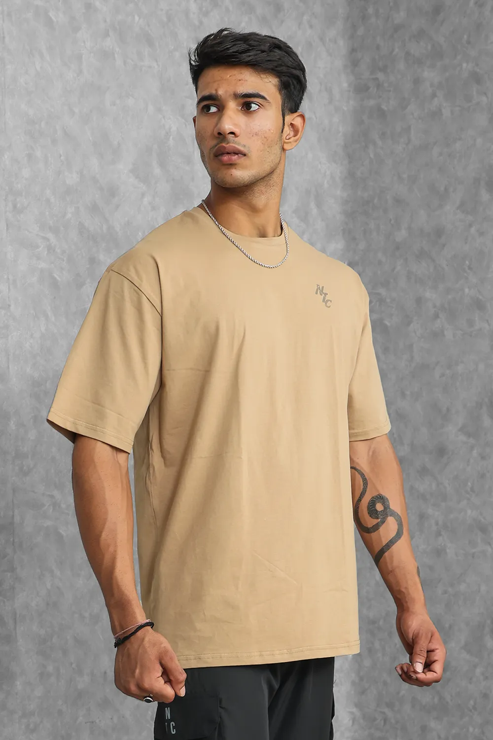 Legacy Oversized T-Shirt - Beige