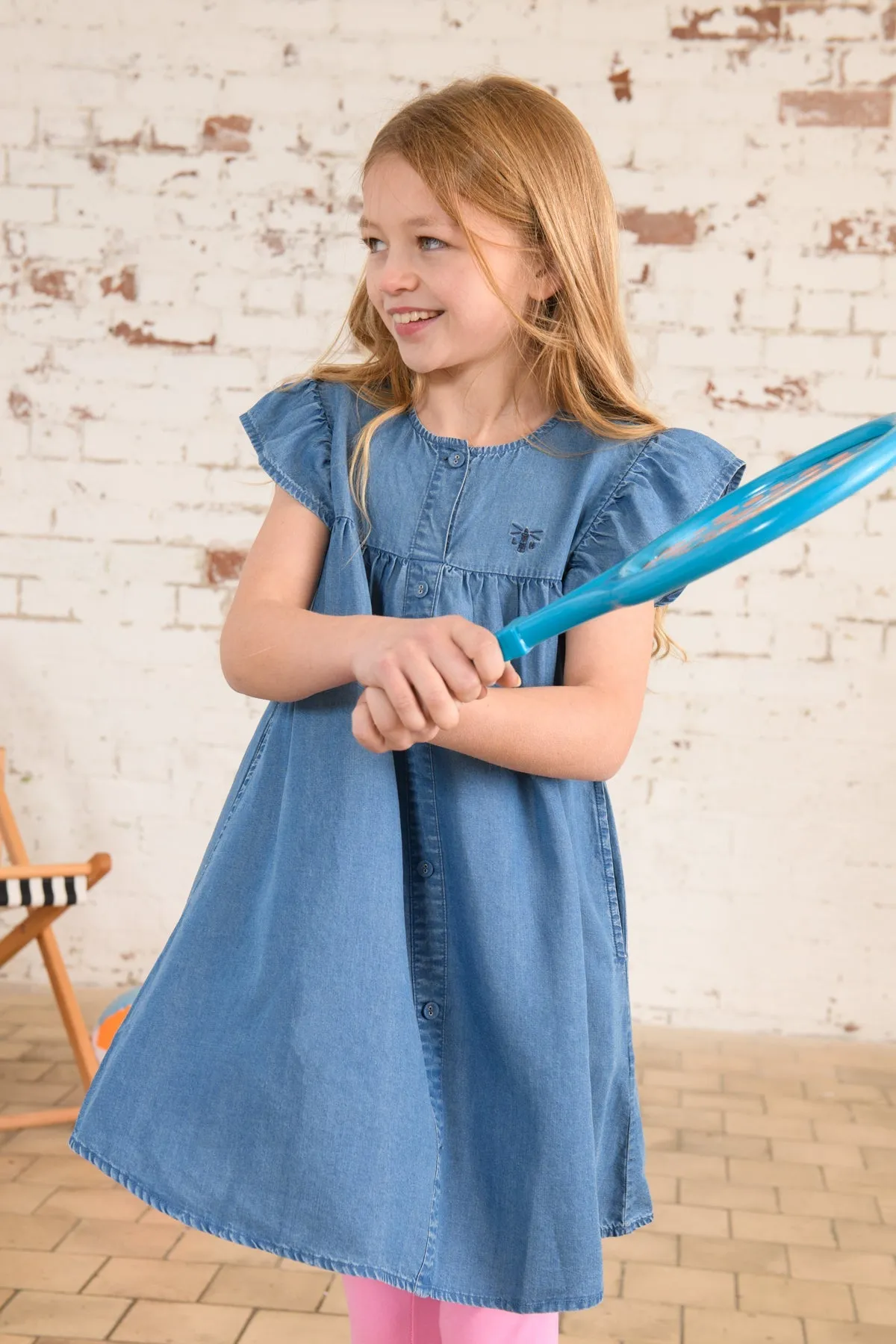 Lexie Dress - Soft Denim