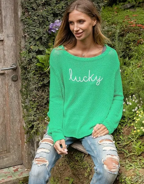 Lucky Crew Cotton Sweater