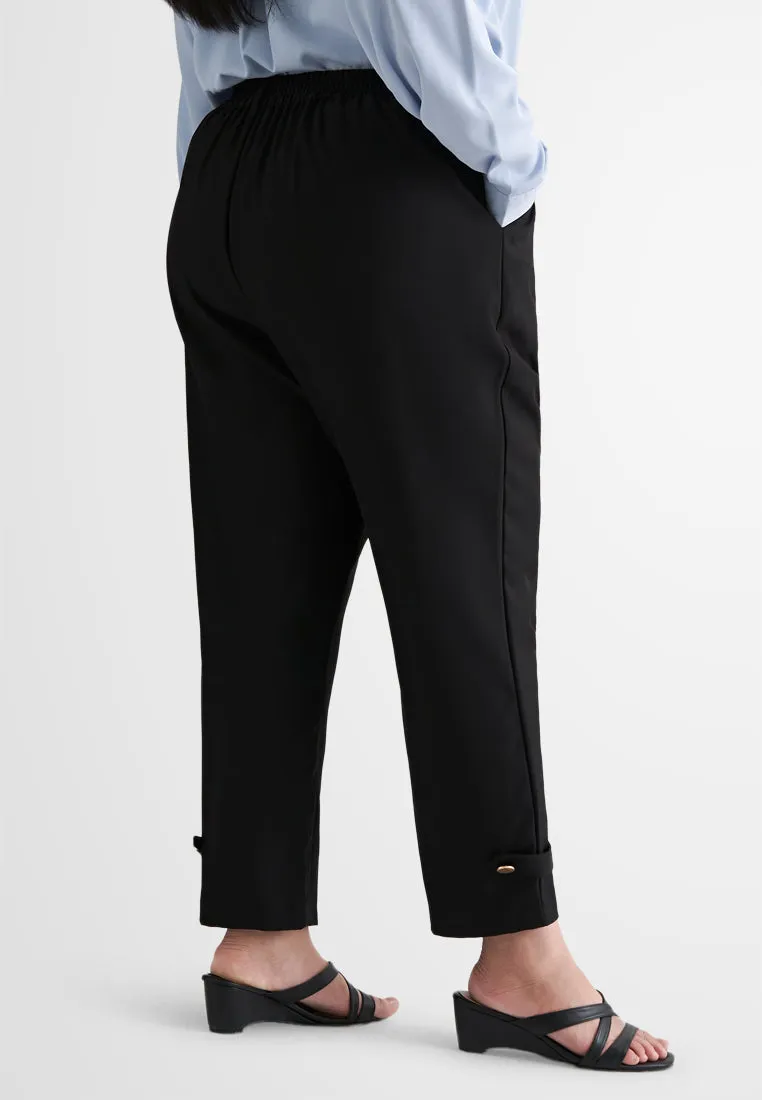 Luna Ankle Detail Smart Tapered Pants