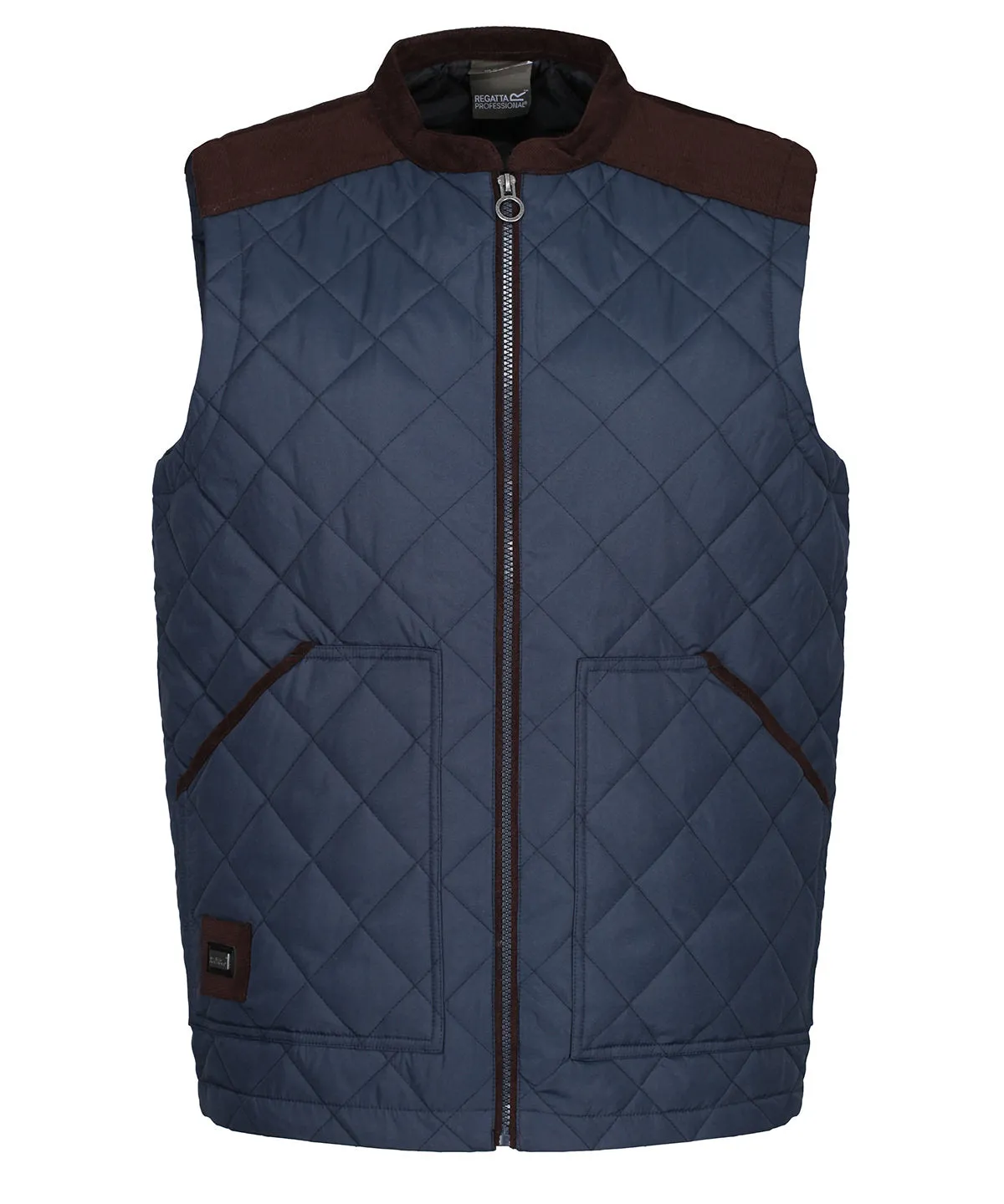 Moreton diamond quily gilet | Navy