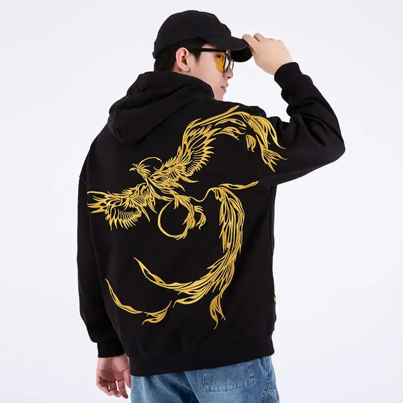 Niepce Inc Japanese Streetwear Embroidered Hoodie