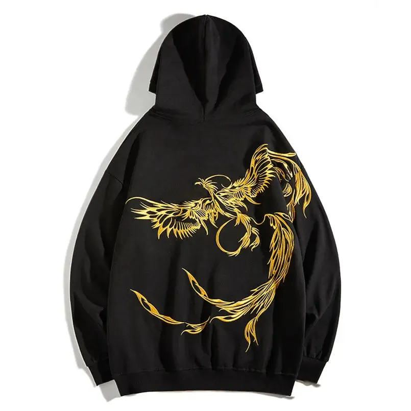 Niepce Inc Japanese Streetwear Embroidered Hoodie