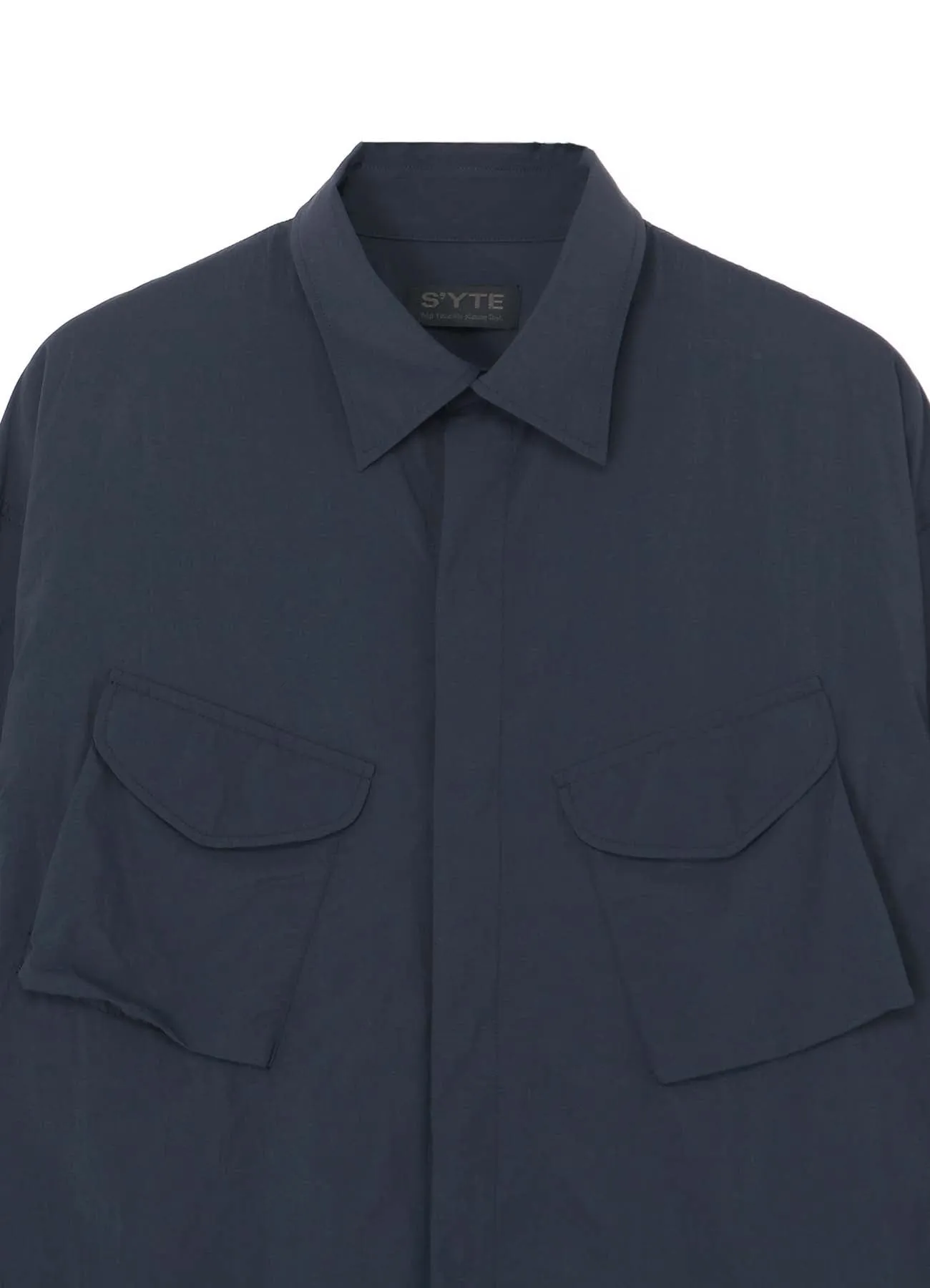 NYLON TAFFETA MODS COAT-INSPIRED SHIRT