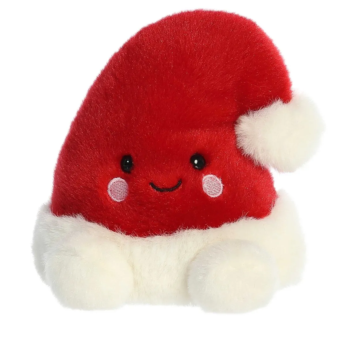 Palm Pals 5 Inch Topper the Santa Hat Christmas Plush Toy