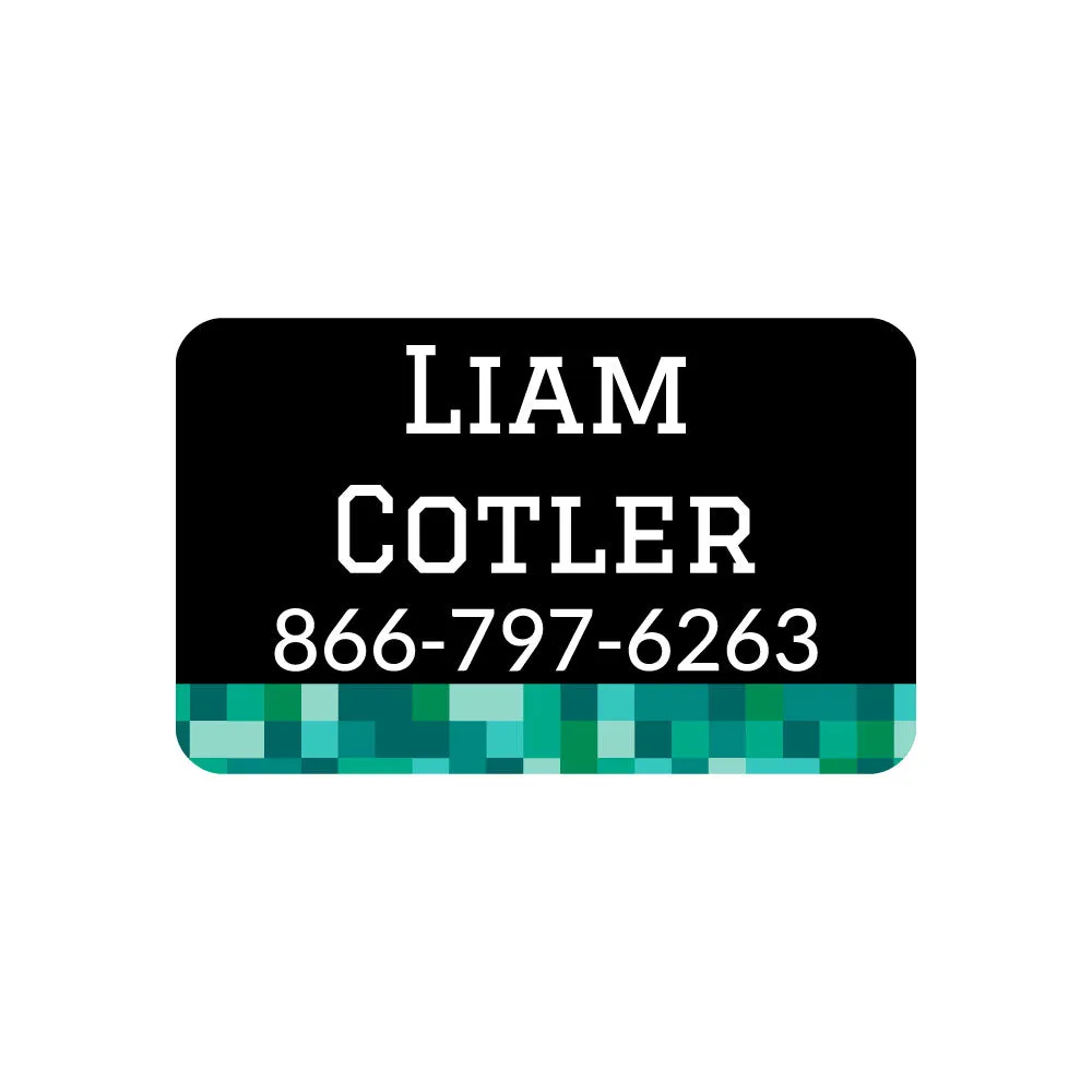 Pixels Contact Clothing Labels