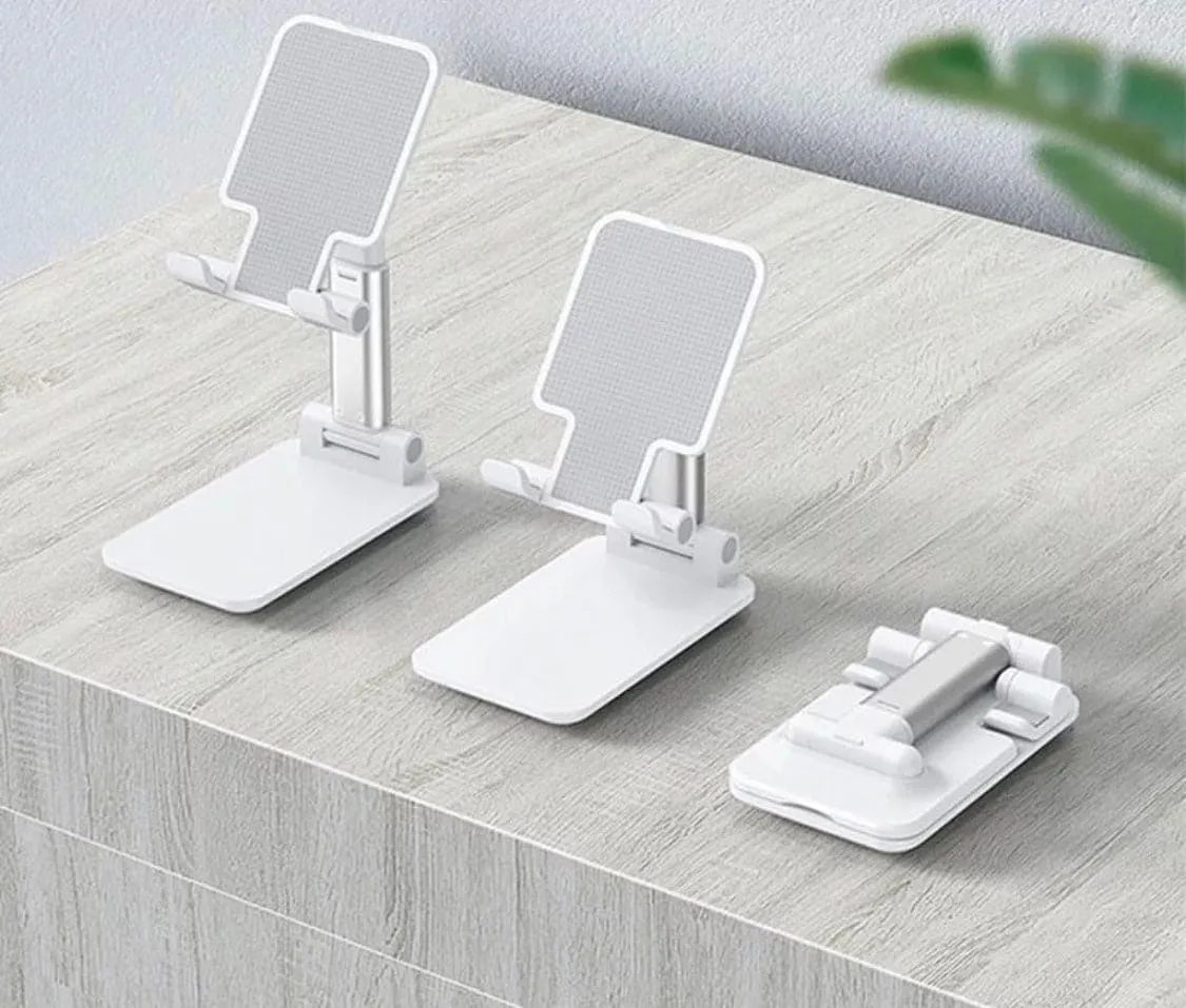 Portable Foldable Mobile Phone Bracket, Adjustable Cell Phone Stand Tablet Holder, Desktop Lifting Lazy Bracket, Universal Table Cell Phone Stand