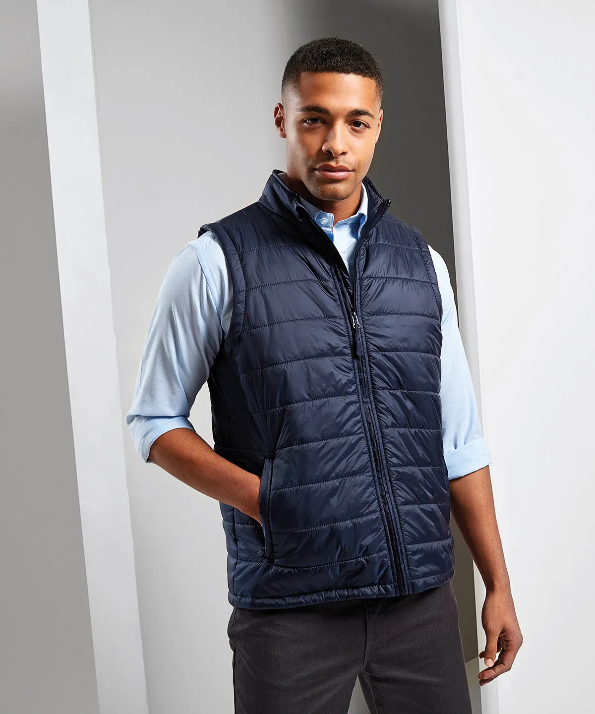 Recyclight padded gilet | Black