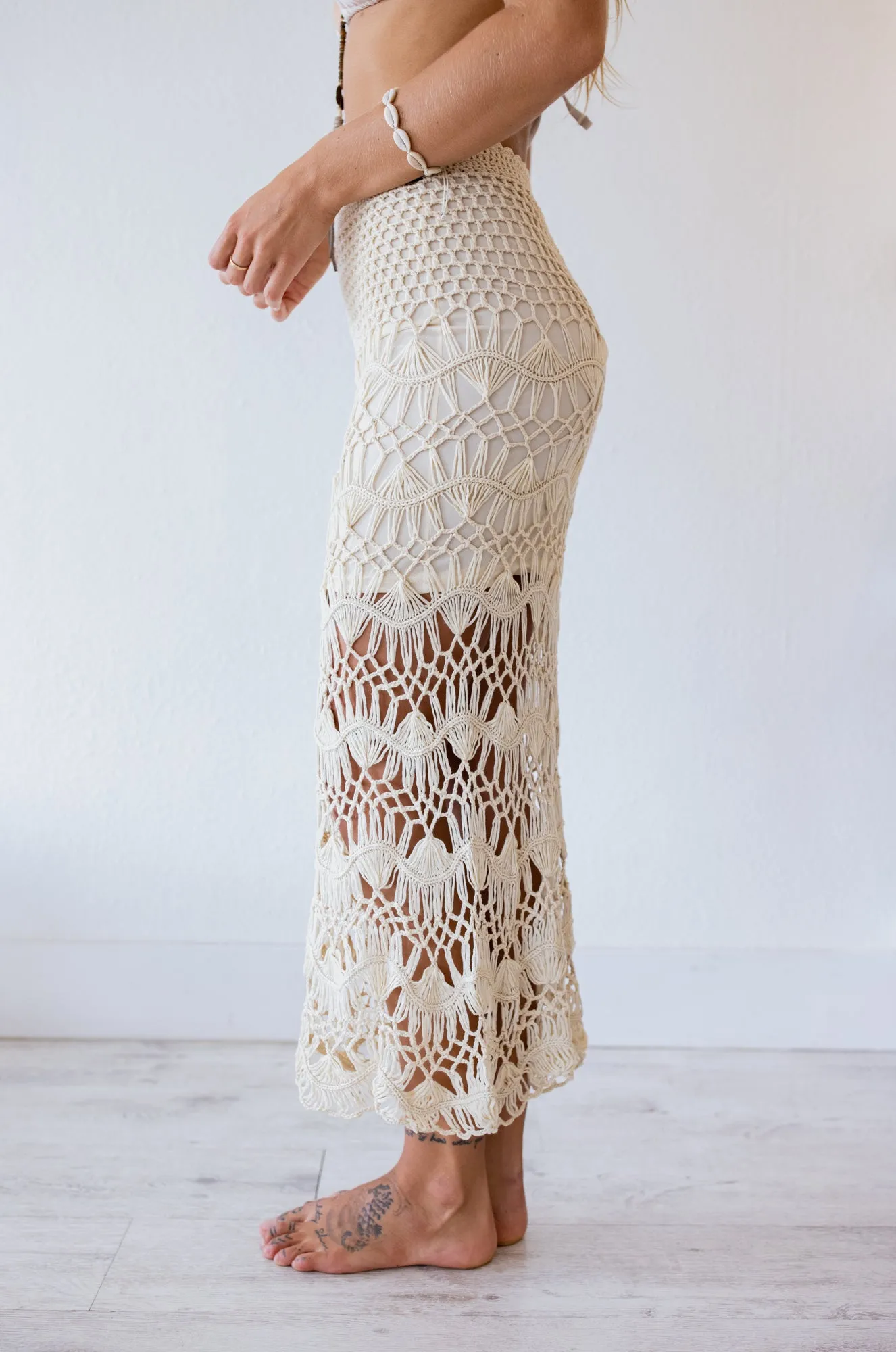 Rosemary Crochet Maxi Skirt