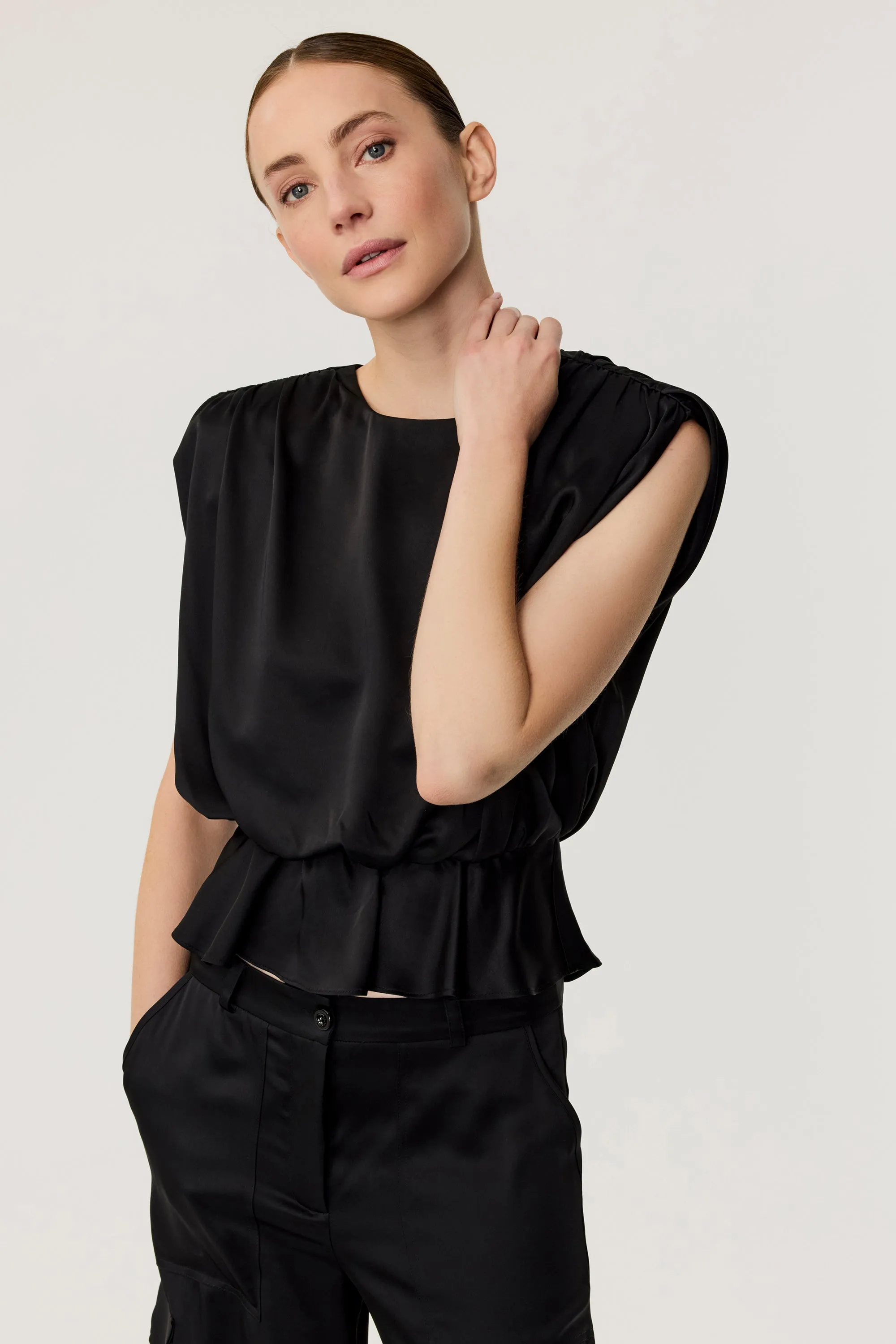 Saylor Peplum Blouse