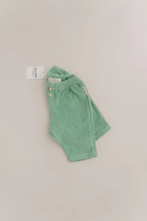 SOFT CORDUROY PANTS GREEN