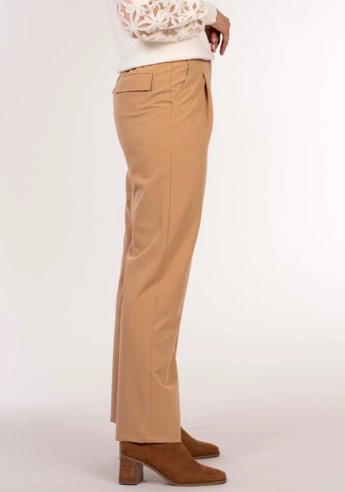 Soft Suiting Pant - Camel