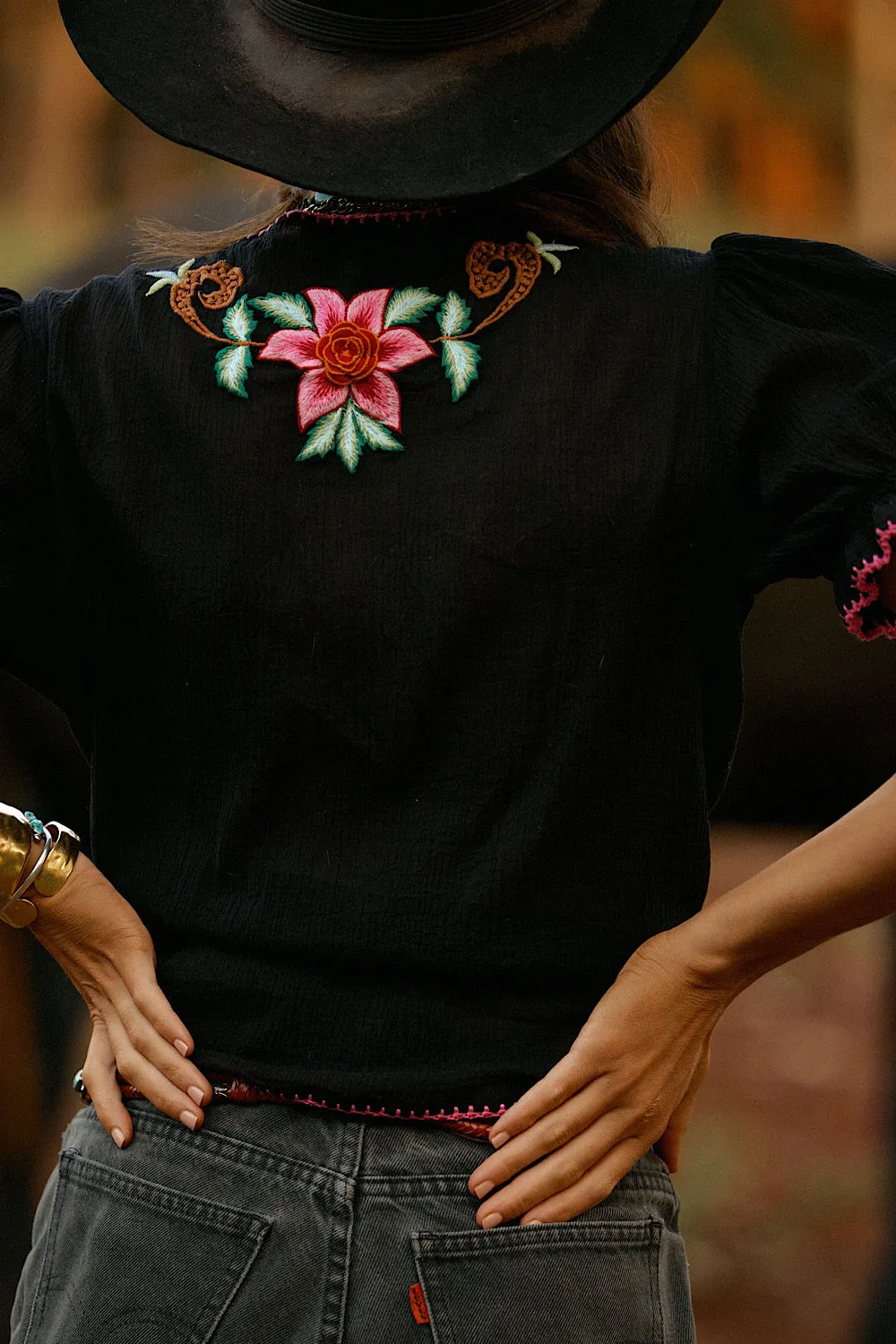 Song Of The Wind Embroidered Blouse