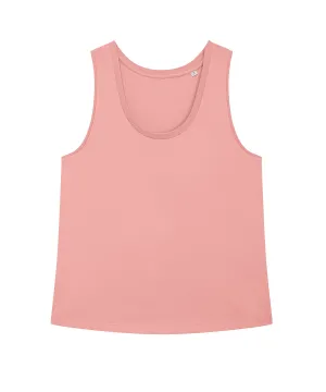 Stella Minter womens medium fit tank top (STTW084) | Canyon Pink