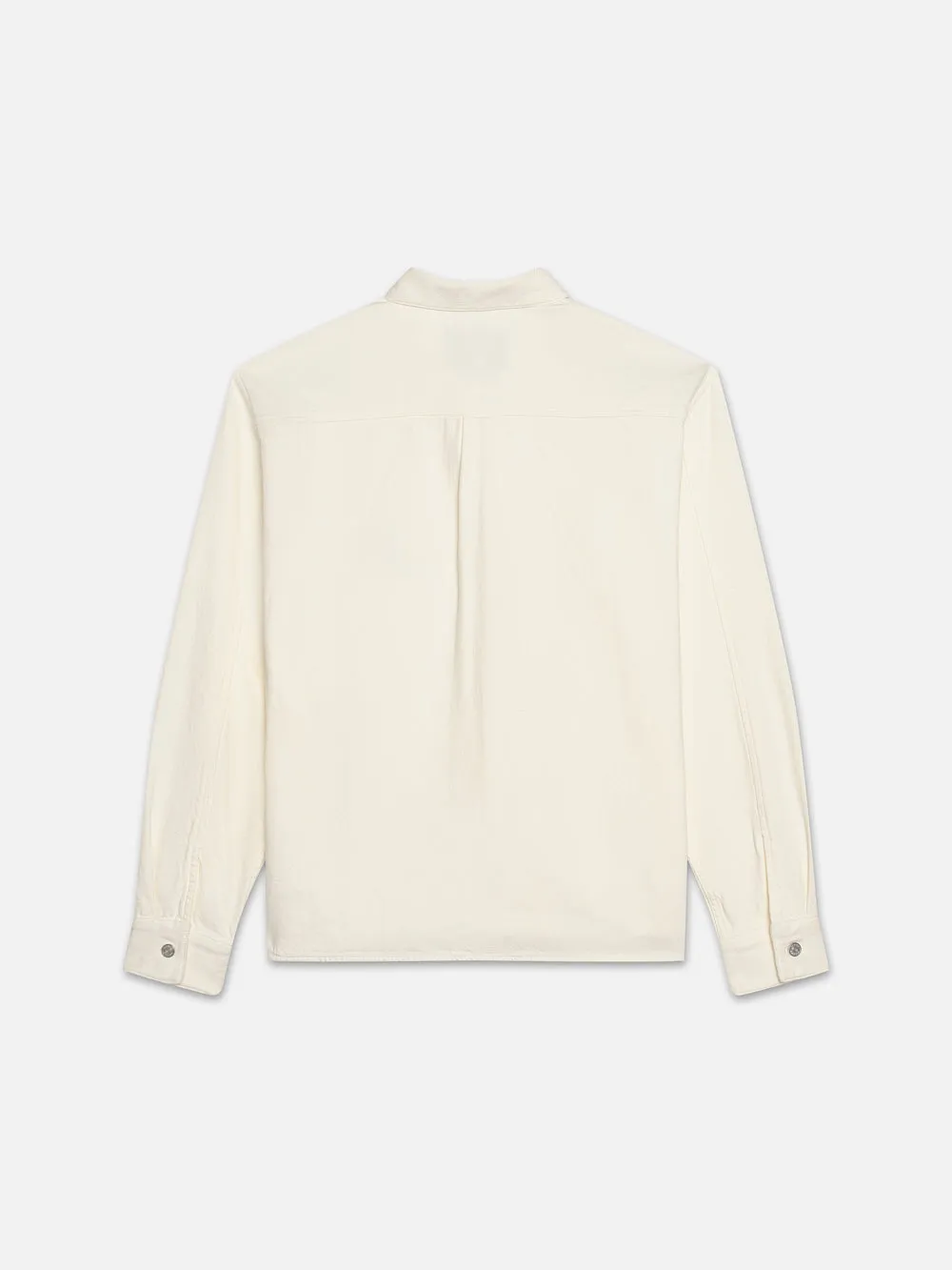 Textured Terry Overshirt -- Off White