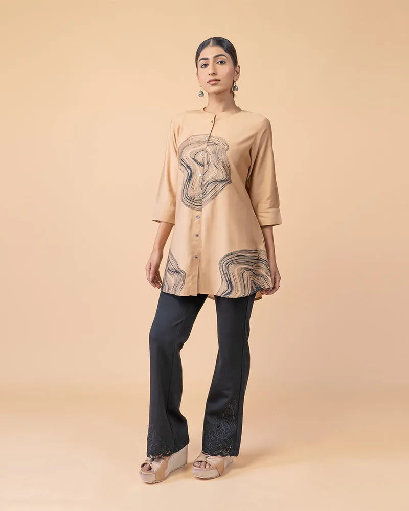 Trendy Georgette Printed Shirt for Effortless Style