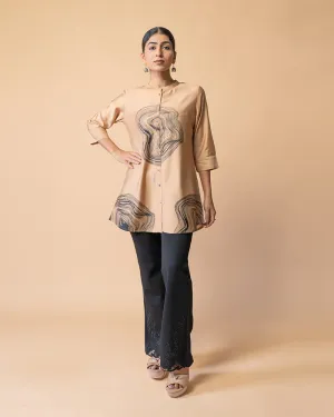 Trendy Georgette Printed Shirt for Effortless Style