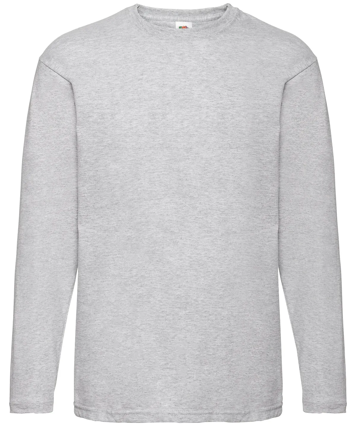 Valueweight long sleeve T | Heather Grey