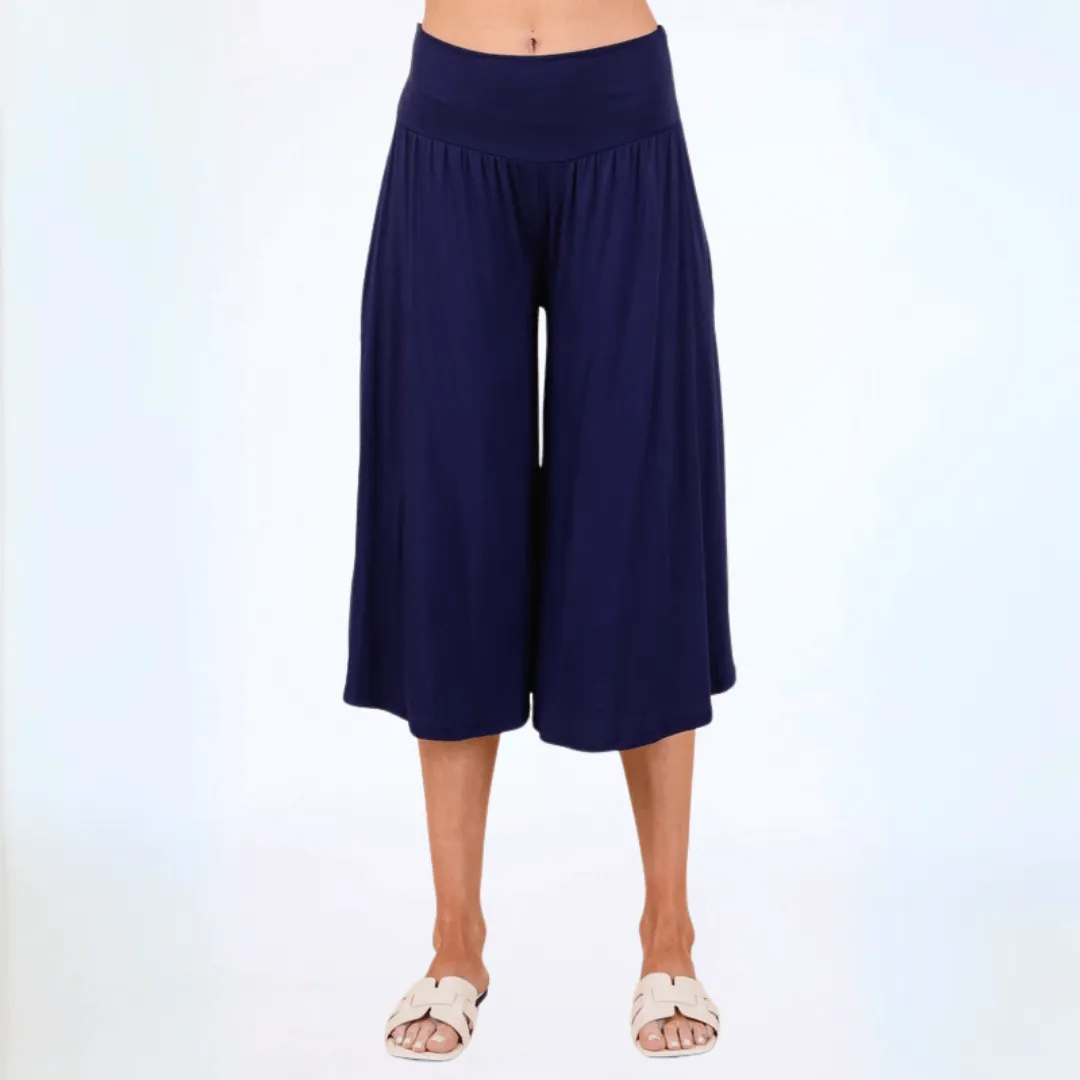 Wide Leg Gaucho Short Pants Made in USA