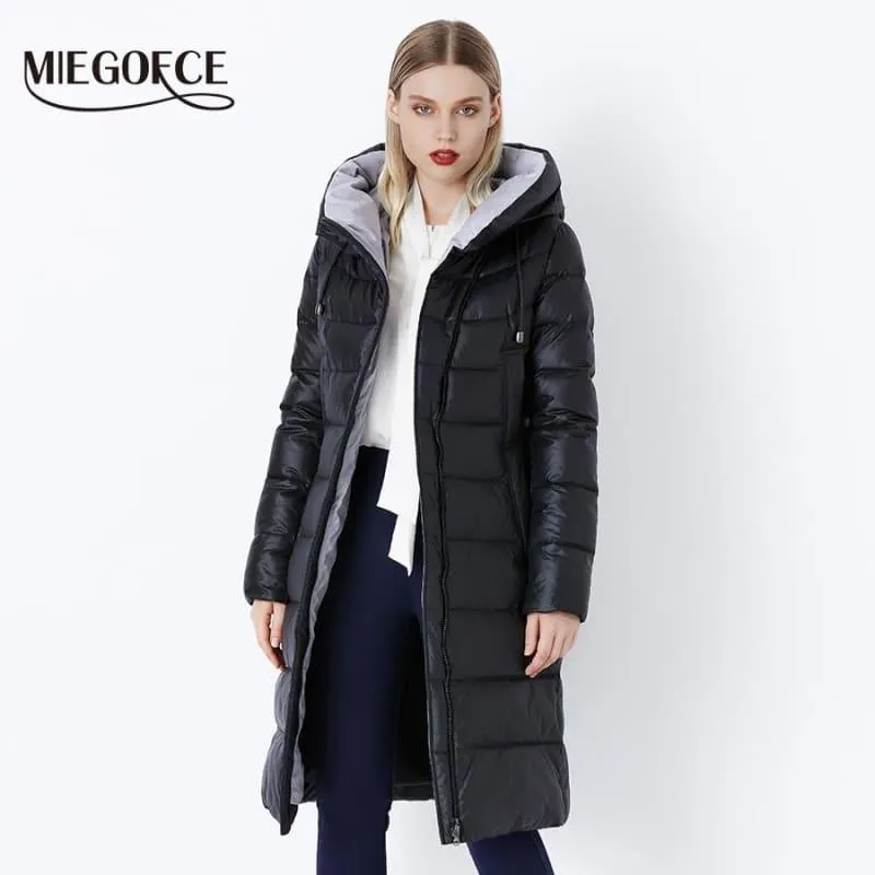 Women's Hooded Warm Parkas Bio Fluff Parka Coat