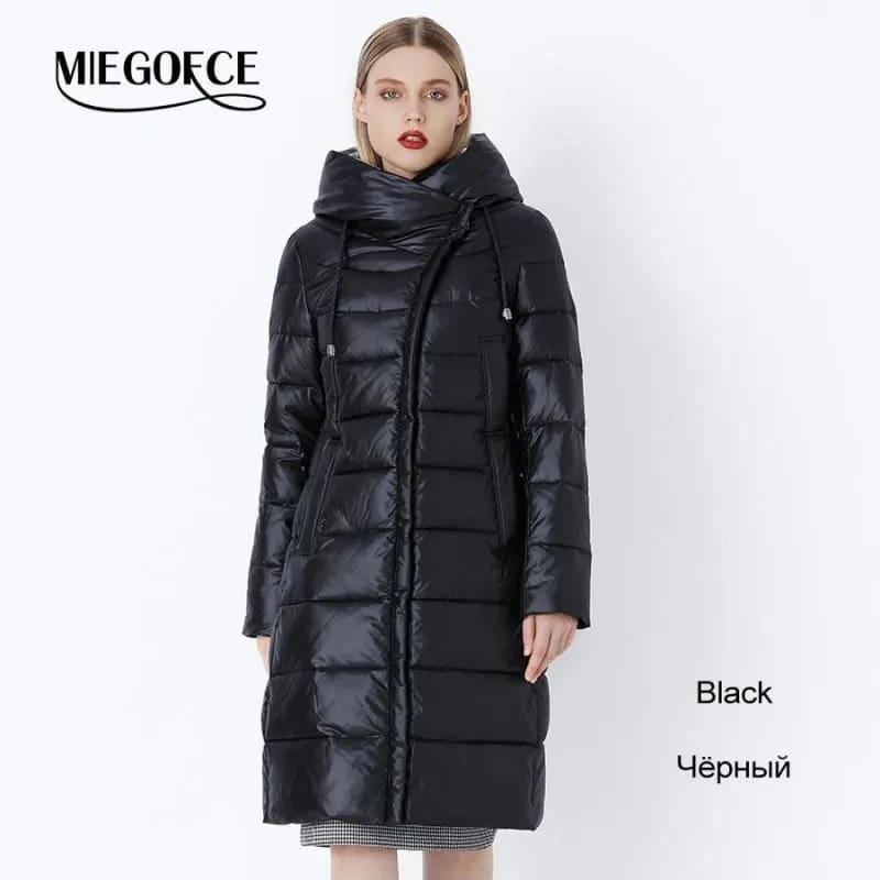 Women's Hooded Warm Parkas Bio Fluff Parka Coat